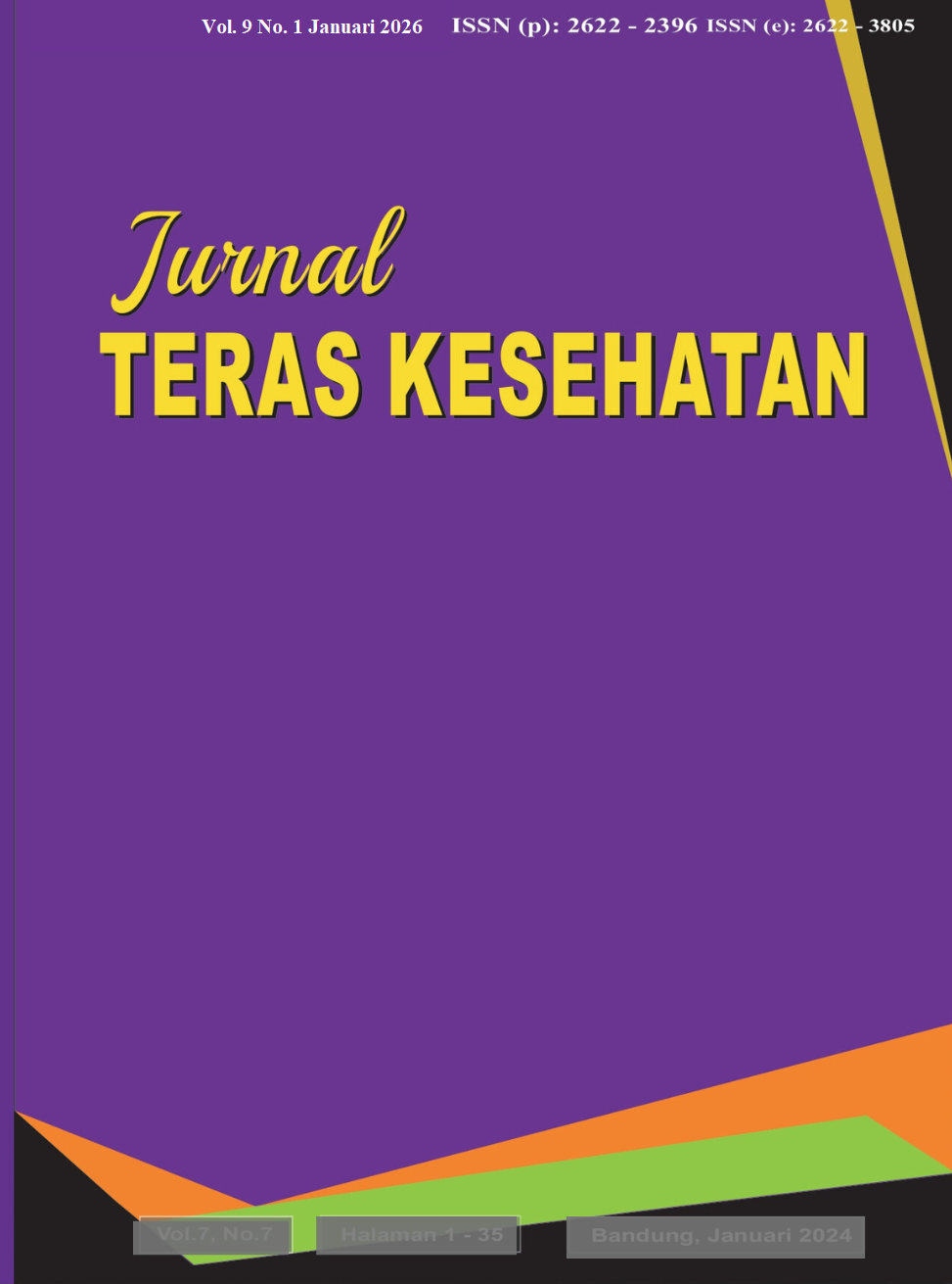 					View Vol. 9 No. 1 (2026): Jurnal Teras Kesehatan
				